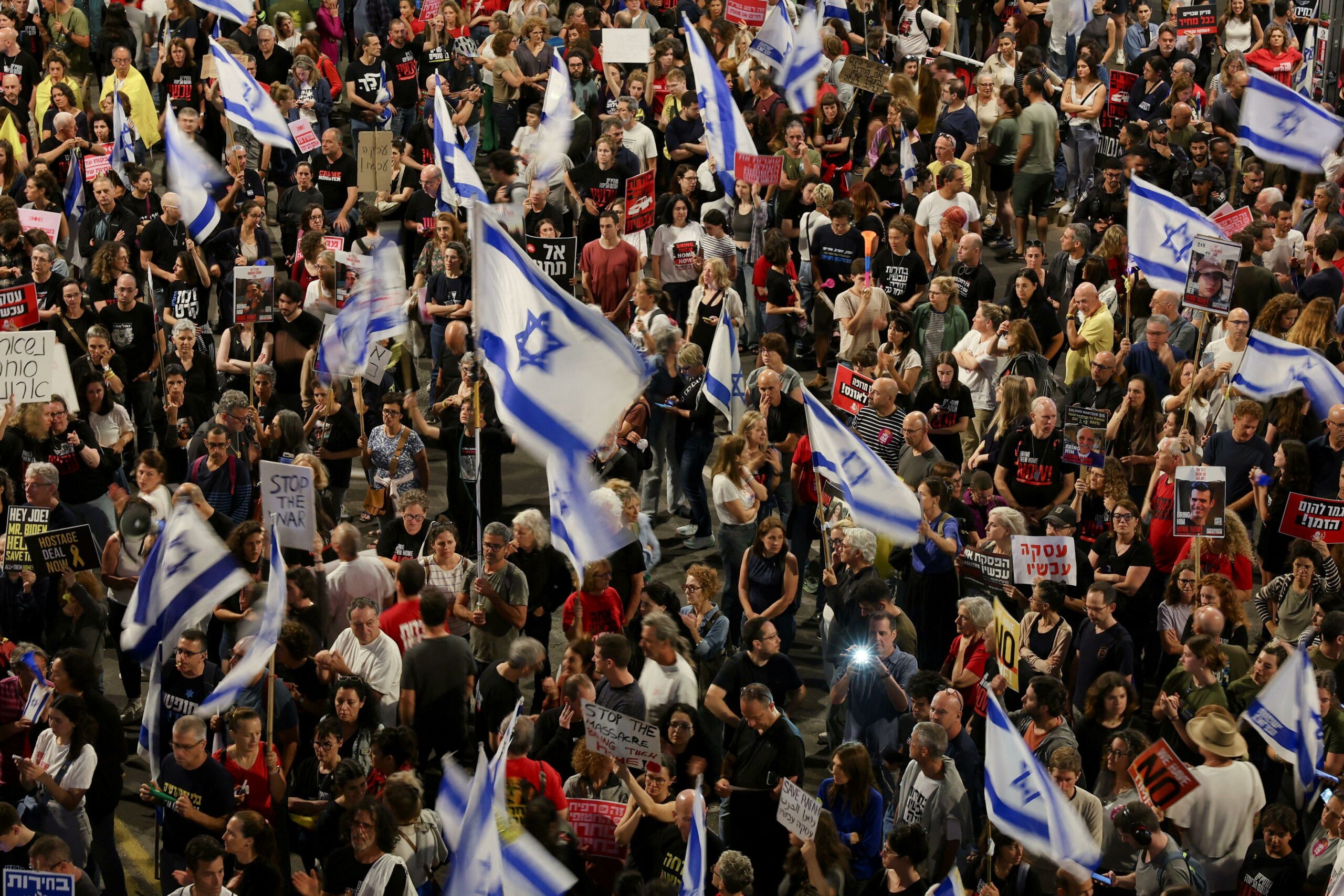 120,000 rally in Tel Aviv for early elections - Türkiye Today