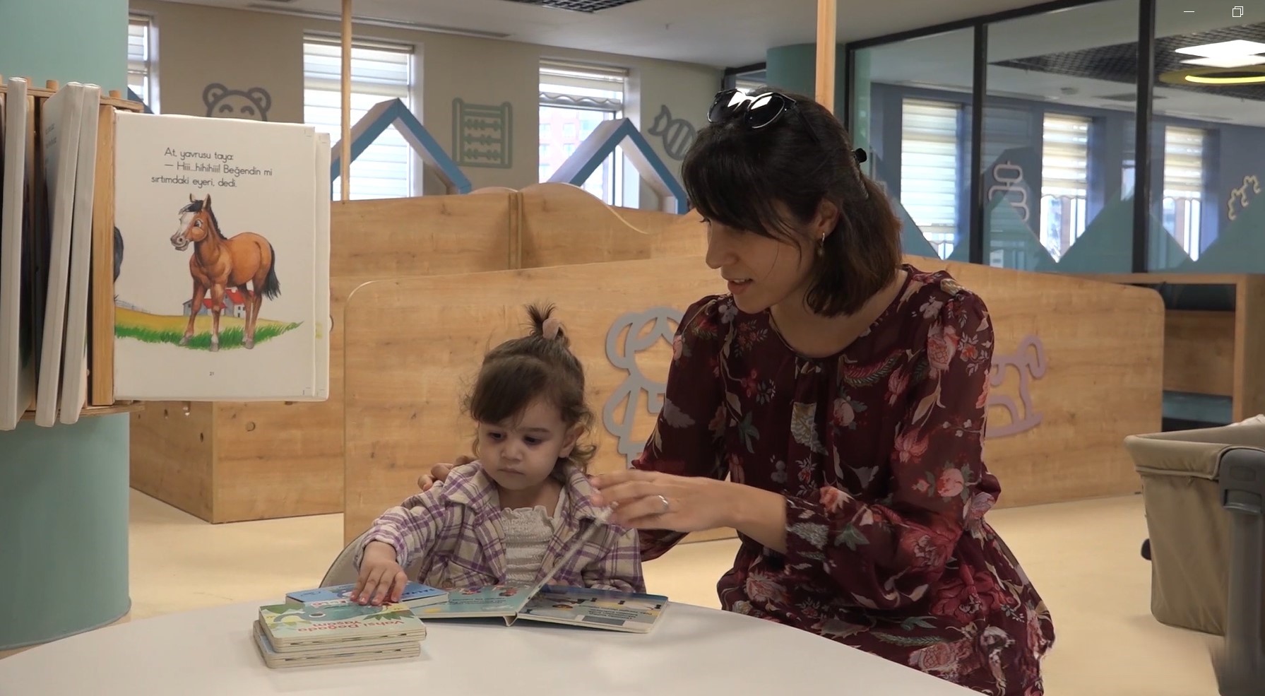 Libraries in Türkiye welcome people of all ages, including babies